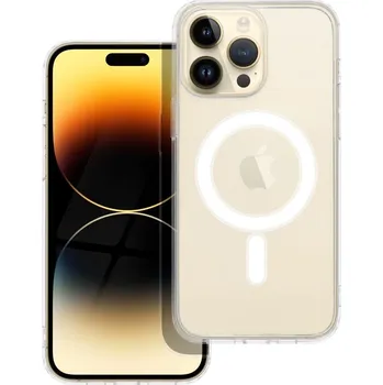 Pouzdro na mobilní telefon ČIRÝ Kryt MAG COVER kompatibilní s MagSafe pro IPHONE 14 Pro Max transparentní