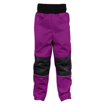 Chlapecké kalhoty WAMU Softshellové kalhoty dětské FUCHSIOVÁ 134-140