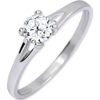 Prsten Brilio Silver Stříbrný zásnubní prsten s krystalem 426 001 00508 04 53 mm + 2 měsíce na vrácení zboží
