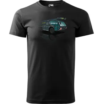 Pánské tričko Tričko Panther černý (Velikost: M, Typ: pro muže, Barva trička: Černá)