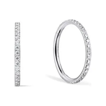 Šperk Bering Blyštivé ocelové kruhy se zirkony Arctic Symphony 730-17-05 + 2 měsíce na vrácení zboží