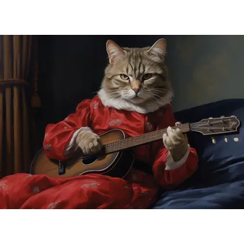 Plakát Plakát Melodie Kočičí Tlapky bez rámu 35 x 25 cm