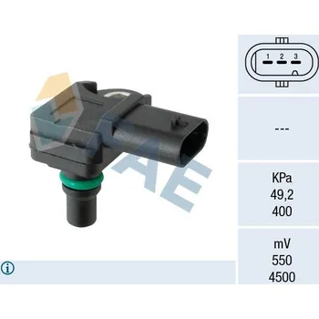 Čidlo automobilu Senzor tlaku sacího potrubí FAE 15136