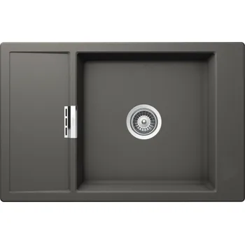 Granitový dřez Kuchyňský dřez Schock Mono D-100XS Silverstone, spodní montáž MOND100XSUSIL