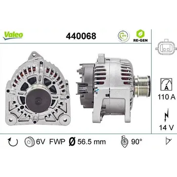 Alternátor Generátor VALEO 440068