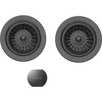 Granitový dřez Části dřezu v provedení Gunmetal brushed, Schock 400059GUB