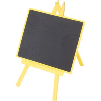 Pincello Tabule na dřevěném stojanu, 21 x 1,4 x 28,5 cm, žlutá