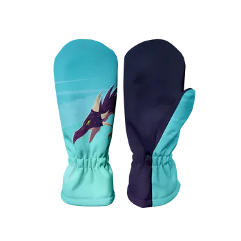 Rukavice WAMU Dětské softshellové rukavice DRAGON FANTASY vel. 6