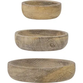 Bloomingville, Misky Joana z mangového dřeva 3 ks - Formadore