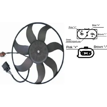 Motor automobilu Větrák, chlazení motoru MAHLE CFF 187 001S