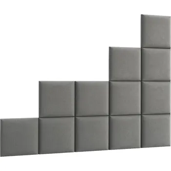 Obklad Eltap Čalouněný panel Quadratta 200x160 cm šedý