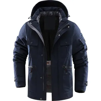 Pánský kabát Pánská zimní bunda ND841 Barva: Tmavě Modrá, Velikost: L