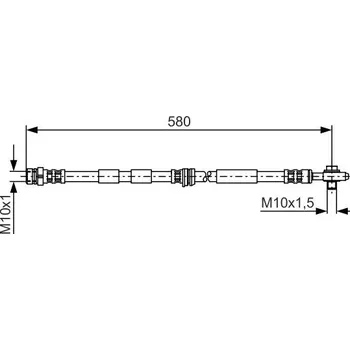Brzdová hadice Brzdová hadice BOSCH 1 987 476 849