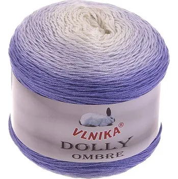 Příze Příze Dolly Ombre, 303, fialová světlá