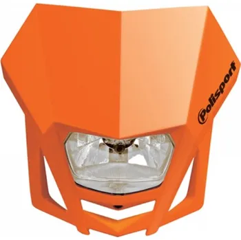 Osvětlení pro motocykl POLISPORT přední světlo LMX, barva oranžová