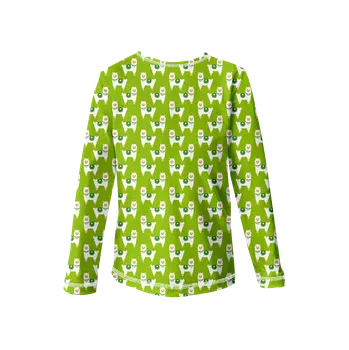 WAMU Dětské tričko s dlouhým rukávem LAMY NA PASTVĚ vel. 134-140