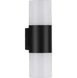 Černobílé kovové venkovní nástěnné LED světlo Nova Luce Paul