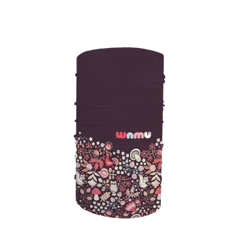 Nákrčník WAMU Multifunkční šátek SOVA fialová vel. S