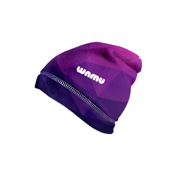 Čepice WAMU Fleecová čepice dětská MOZAIKA fialová vel. XS