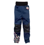 WAMU Softshellové kalhoty dětské LIŠKY tmavě modrá vel. 122-128