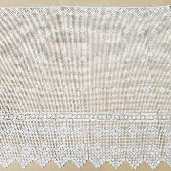 plyšák GERSTER Háčkovaná vitrážová záclonka GERSTER 11428 60 x 125 cm