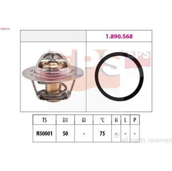 Těsnění motoru Termostat, chladivo EPS 1.880.721