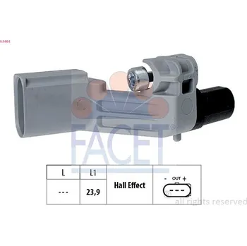 Kliková hřídel Generátor impulsů, klikový hřídel FACET 9.0464