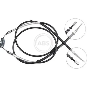 Lanko parkovací brzdy Tažné lanko, parkovací brzda A.B.S. K12425