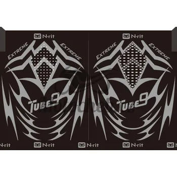 Nákrčník N-rit Extreme III Tube9 - hřejivý šátek / nákrčník pro chladné dny s poutky, černo-šedý