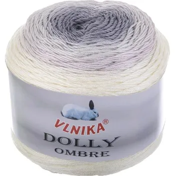 Galanterie Příze Dolly Ombre, 313, šedá