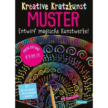První čtění Kratzbilder für Kinder: Kreative Kratzkunst: Muster - Poitier, Anton
