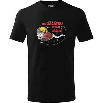 Tričko Hasičská spermie - dětské (Velikost: 122, Barva trička: Černá)