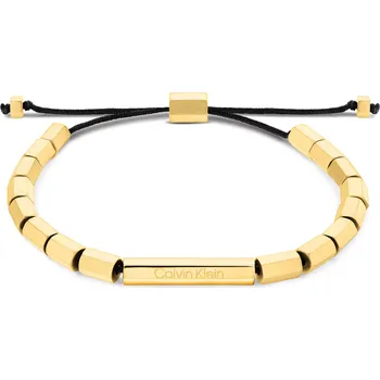 Šperk Calvin Klein Originální pozlacený náramek pro muže 35000277 + 2 měsíce na vrácení zboží