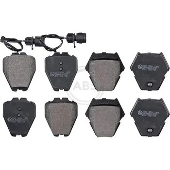 Brzdová destička Sada brzdových destiček, kotoučová brzda A.B.S. 37162