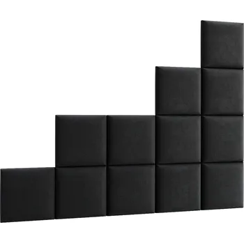 Obklad Eltap Čalouněný panel Quadratta 200x160 cm tmavě šedý