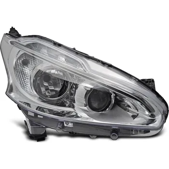 Přední světlomet TUNING-TEC Přední světlo PEUGEOT 208 12-15 chrom PRAVÉ TYC