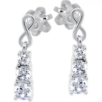 Náušnice Soliter Stylové náušnice z bílého zlata 239 001 01187 07 + 2 měsíce na vrácení zboží