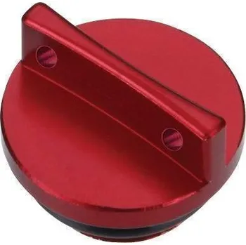 Motor pro motocykl ACCEL víčko plnicího otvoru oleje HONDA CR 125/250 87-04, CRF 450 02-04 barva červená (záv