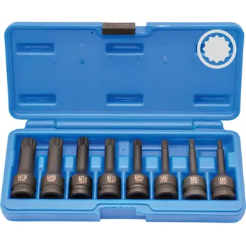 Genborx Sada kovaných prodloužených hlavic XZN 1/2”, velikosti M5-M18