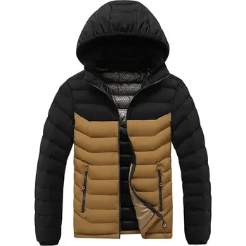 Pánský kabát Pánská zimní bunda ND829 Barva: Žlutá, Velikost: XL