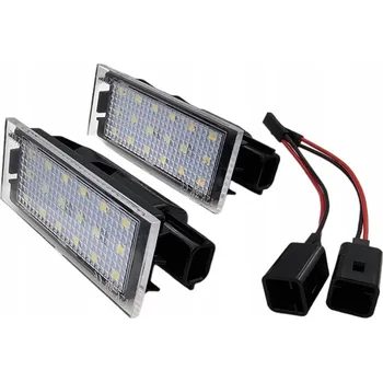 Osvětlení SPZ TSM SHOP LED žárovky pro osvětlení SPZ Renault, sada 2 ks