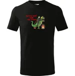 Tričko Soptík s hasičem - dětské (Velikost: 122, Barva trička: Černá)