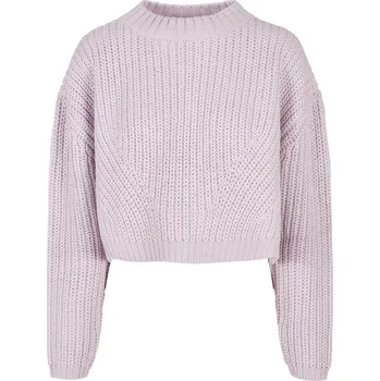 Dámský svetr Dámský svetr URBAN CLASSICS TB2359 SOFT LILAC 4XL