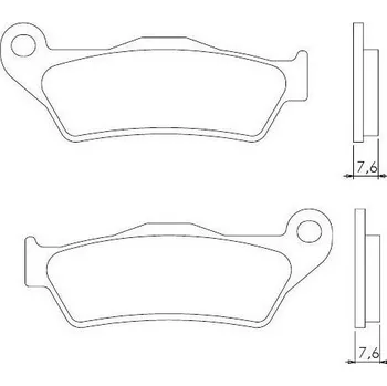 Brzdový komplet Brenta brzdové destičky sintrované FT4027