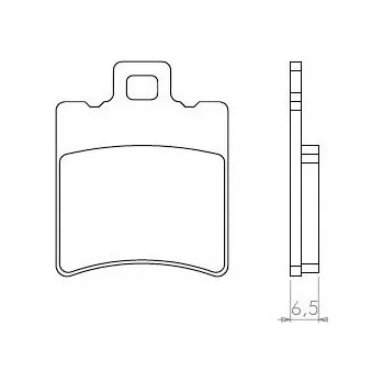 Brzdový komplet Brenta brzdové destičky sintrované FT4010