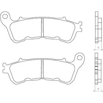 Brzdový komplet Brenta brzdové destičky sintrované FT4081