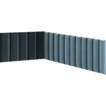 Eltap Čalouněný panel Quadratta 100+220x50 cm modrý