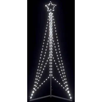 Vánoční dekorace vidaXL LED vánoční stromek 483 ch LED diod 240 cm [4016413] Barva: Studená bílá