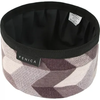 Miska pro psa Fenica Cestovní miska 16 cm, šedá