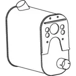 Střední tlumič výfuku DINEX 49386